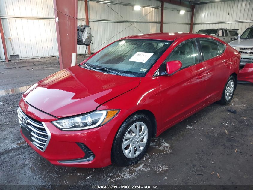 KMHD74LF9HU110209 2017 Hyundai Elantra Se