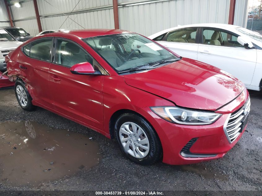 KMHD74LF9HU110209 2017 Hyundai Elantra Se