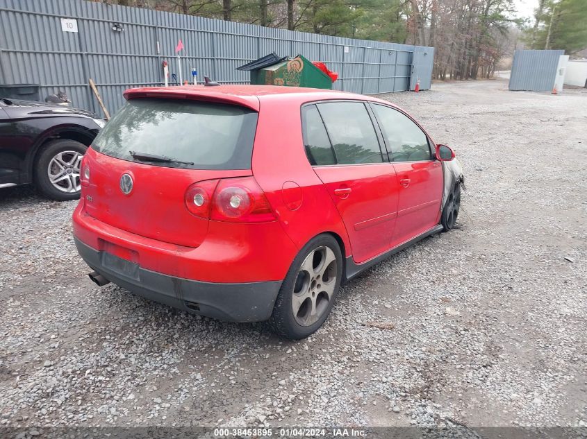 2008 Volkswagen Gti 4-Door (A6) (Eop Cw 21/08)/4-Door (A6) (Late Availability) VIN: WVWHV71K88W274035 Lot: 38453895