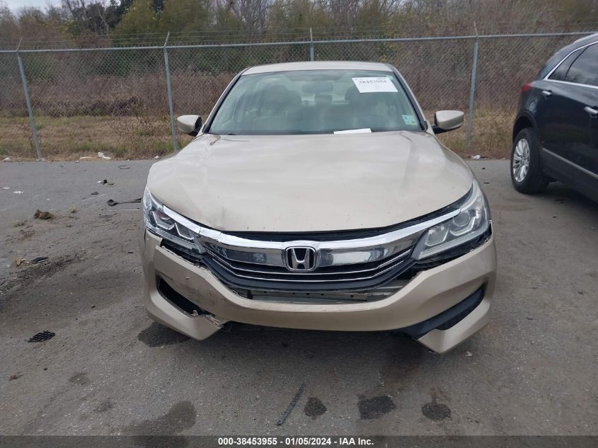 2016 Honda Accord Lx VIN: 1HGCR2F39GA053995 Lot: 38453955