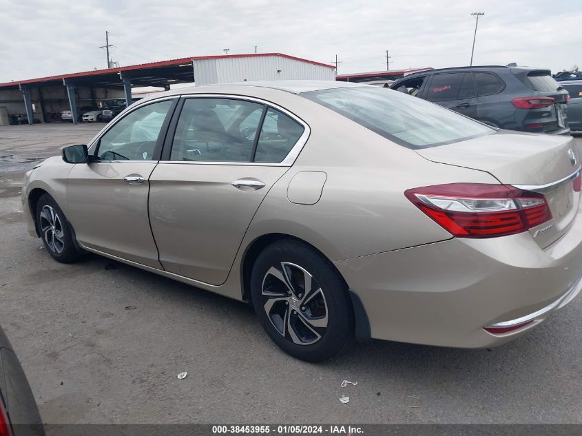 2016 Honda Accord Lx VIN: 1HGCR2F39GA053995 Lot: 38453955