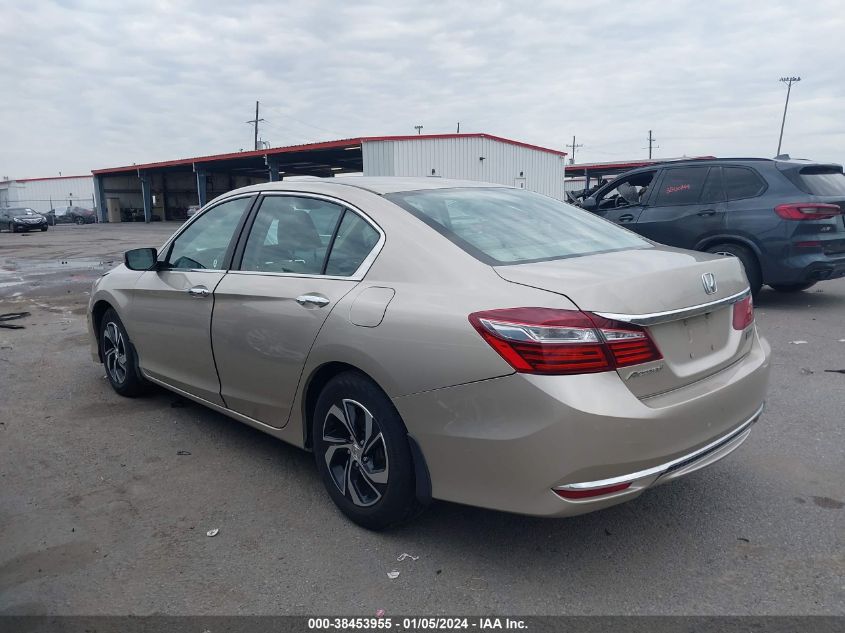 2016 Honda Accord Lx VIN: 1HGCR2F39GA053995 Lot: 38453955