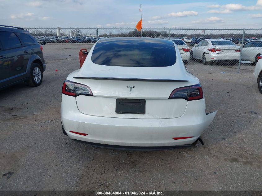 2023 Tesla Model 3 Rear-Wheel Drive VIN: 5YJ3E1EA0PF482390 Lot: 38454004