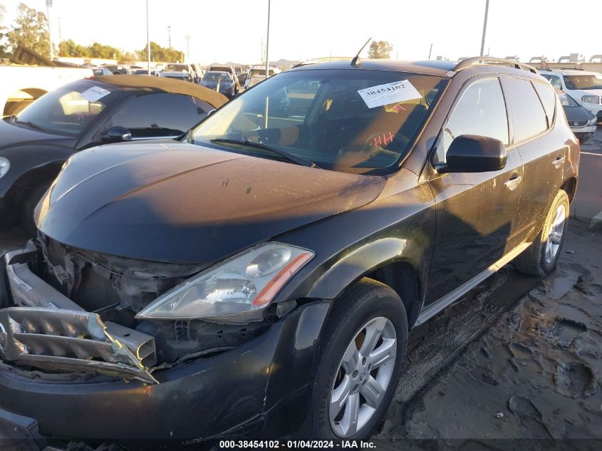 JN8AZ08W07W640837 2007 Nissan Murano S