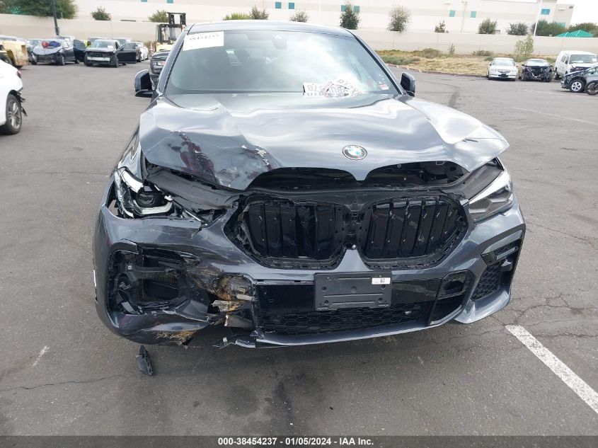 VIN 5UXCY6C06N9M64433 2022 BMW X6, Xdrive40I no.6