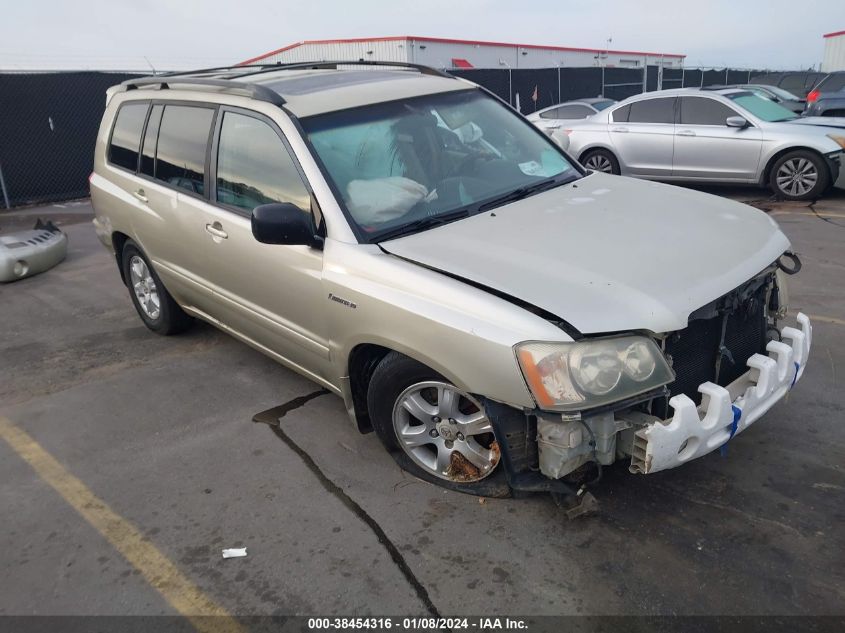 2003 Toyota Highlander Limited VIN: JTEGF21A130095958 Lot: 38454316