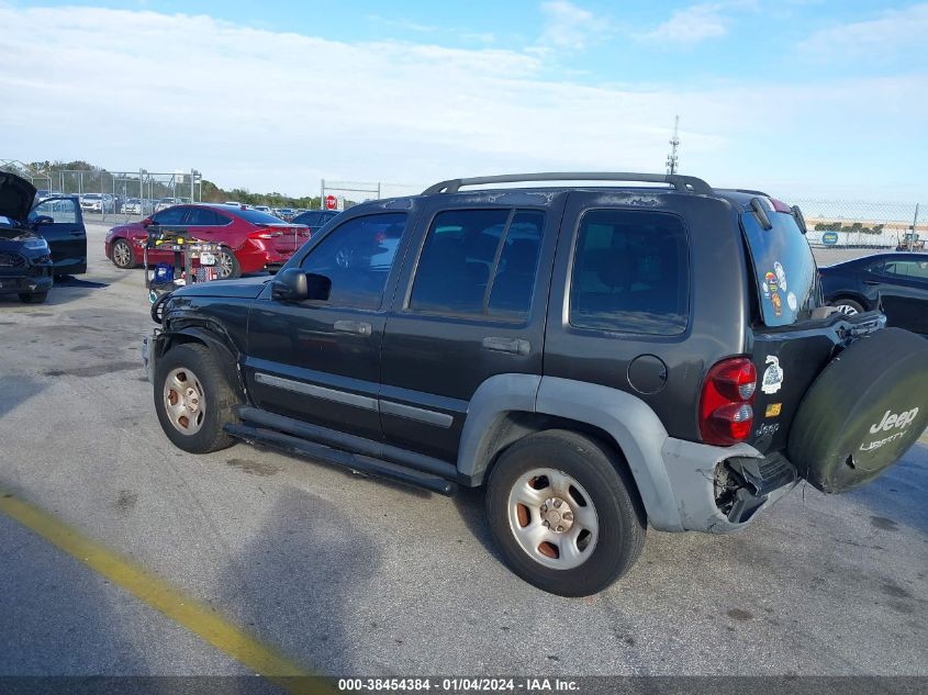 1J4GK48K15W648354 2005 Jeep Liberty Sport