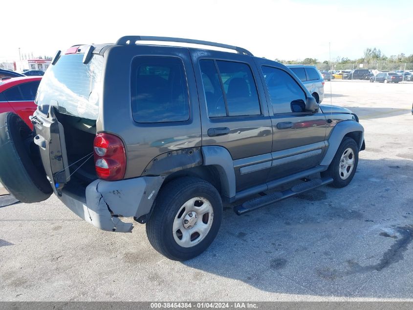 1J4GK48K15W648354 2005 Jeep Liberty Sport