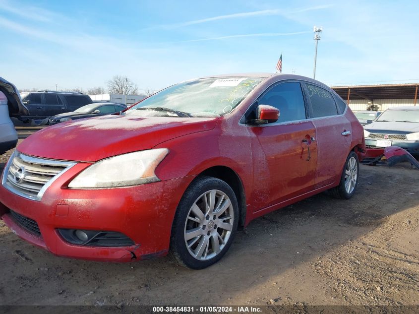 2013 Nissan Sentra Sl VIN: 3N1AB7AP7DL606460 Lot: 38454831