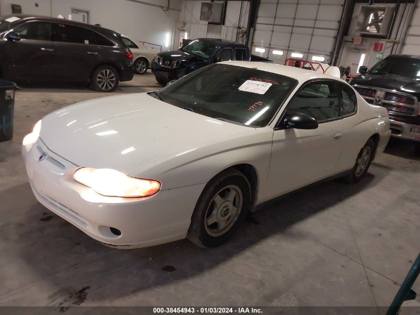 2005 Chevrolet Monte Carlo Ls VIN: 2G1WW12E059278569 Lot: 38454943