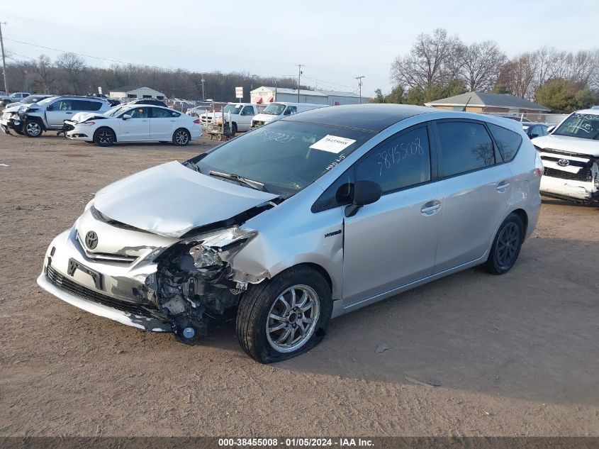 JTDZN3EU8E3310036 2014 Toyota Prius V Three