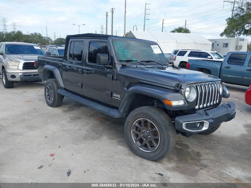 2020 Jeep Gladiator Overland 4X4 VIN: 1C6HJTFG3LL172832 Lot: 38455032