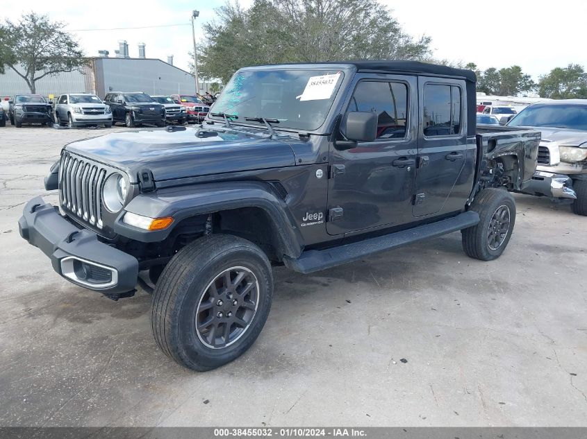 2020 Jeep Gladiator Overland 4X4 VIN: 1C6HJTFG3LL172832 Lot: 38455032