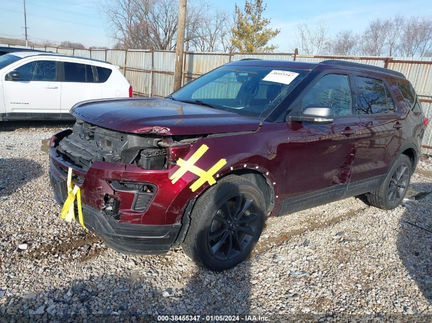 2019 Ford Explorer Xlt VIN: 1FM5K8D88KGA59057 Lot: 38455347