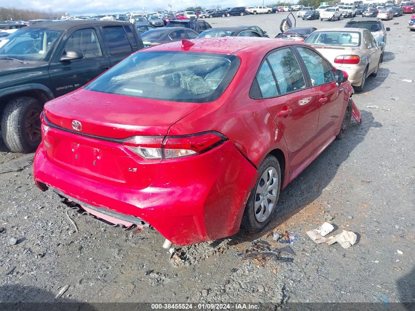 2021 Toyota Corolla Le VIN: 5YFEPMAE7MP211954 Lot: 38455524