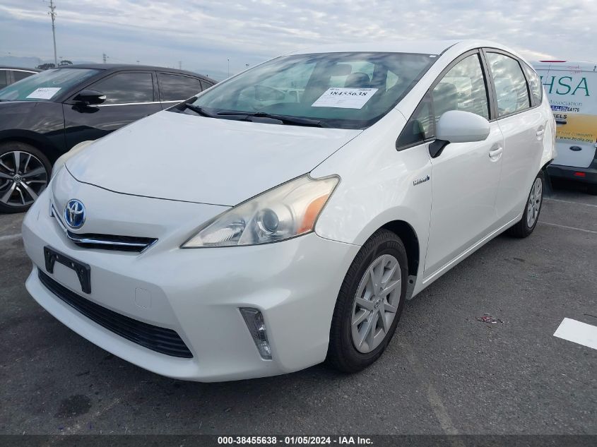 JTDZN3EU5D3200091 2013 Toyota Prius V Two