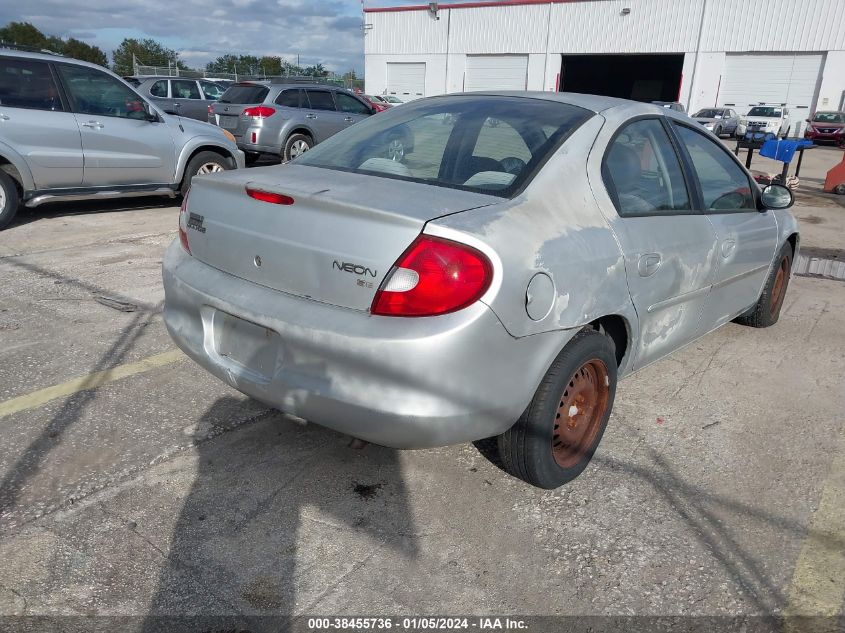 2002 Dodge Neon Se VIN: 1B3AS46C12D640822 Lot: 38455736