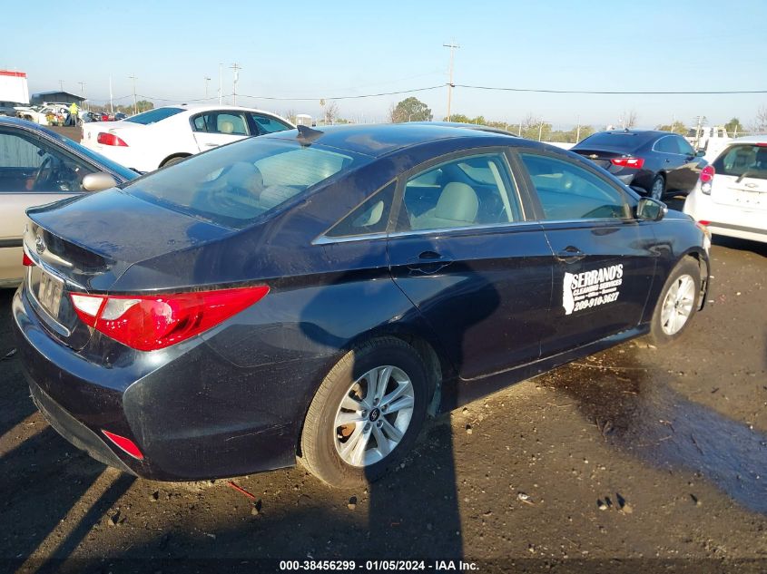 2014 Hyundai Sonata Gls VIN: 5NPEB4AC9EH867780 Lot: 38456299