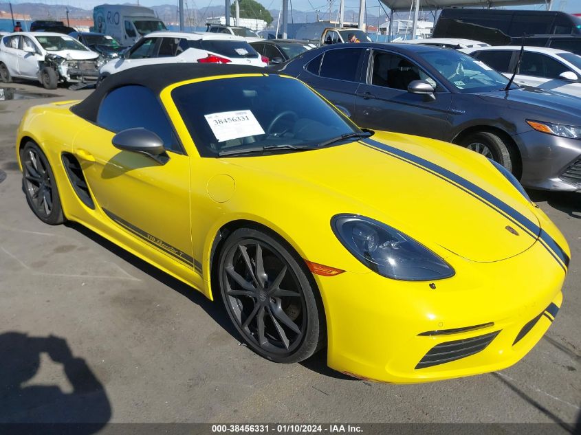 2023 Porsche 718 Boxster T VIN: WP0CA2A8XPS205110 Lot: 38456331