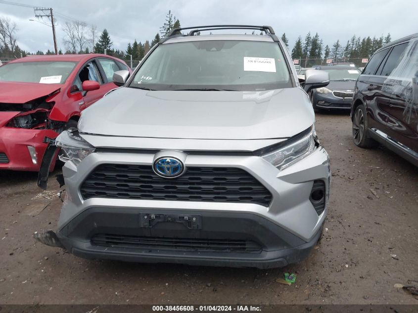 2021 Toyota Rav4 Xle Hybrid VIN: 2T3RWRFV1MW112160 Lot: 38456608