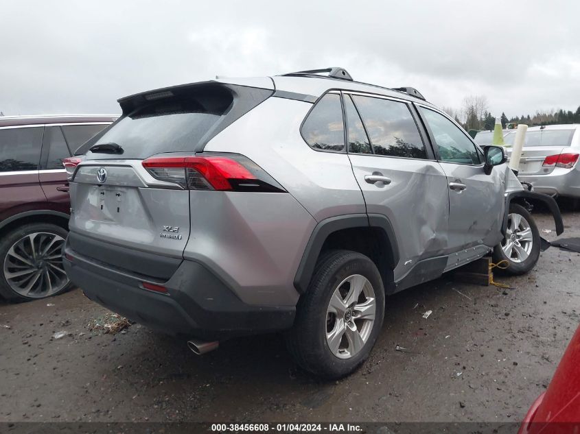 2T3RWRFV1MW112160 2021 Toyota Rav4 Xle Hybrid