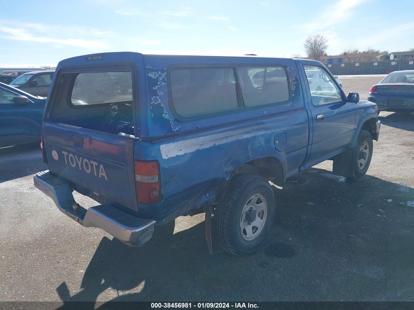 1995 Toyota Pickup 1/2 Ton Short Whlbse Dx VIN: 4TARN01P1SZ317381 Lot: 38456981