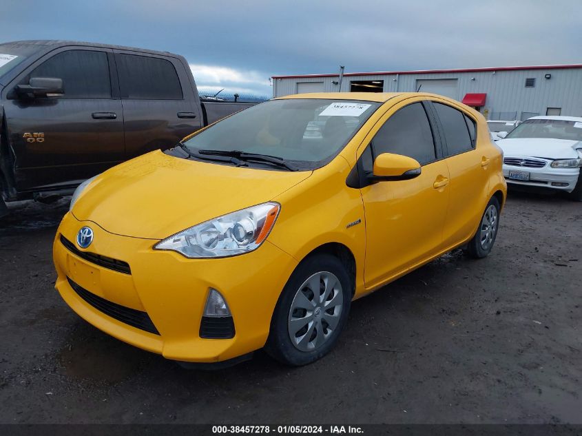 JTDKDTB31E1086040 2014 Toyota Prius C Two