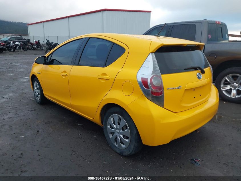 JTDKDTB31E1086040 2014 Toyota Prius C Two