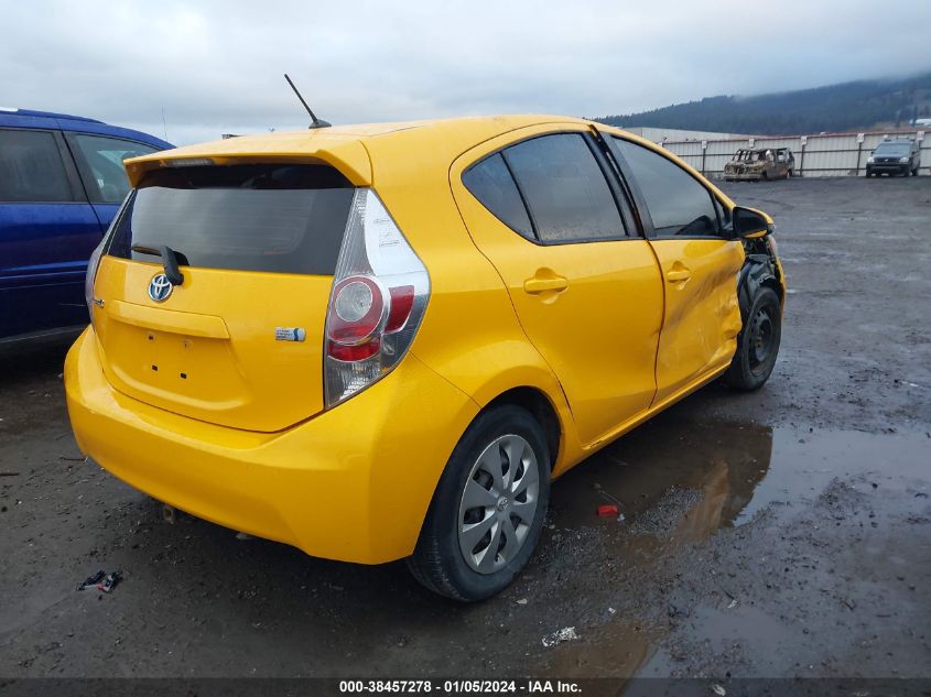 JTDKDTB31E1086040 2014 Toyota Prius C Two