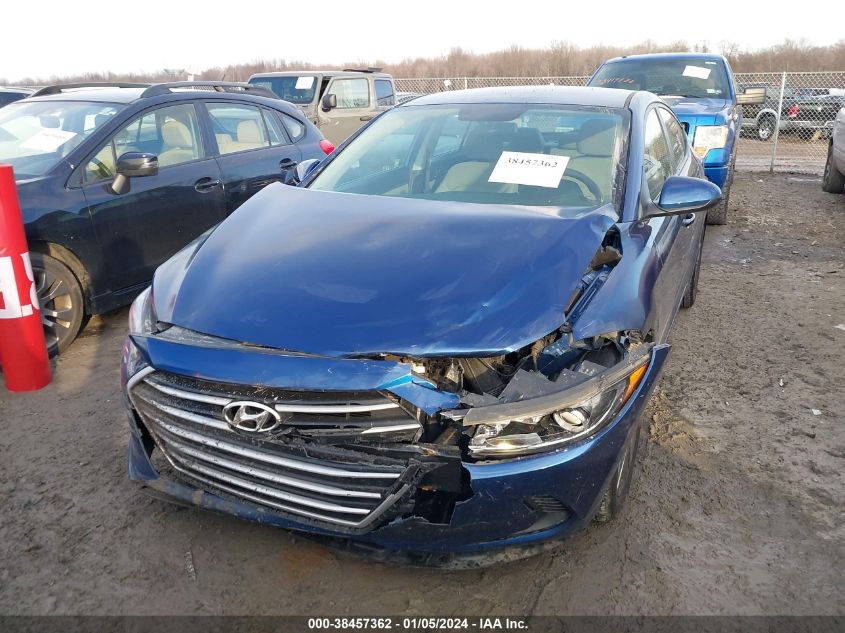 5NPD84LF6JH249344 2018 Hyundai Elantra Sel