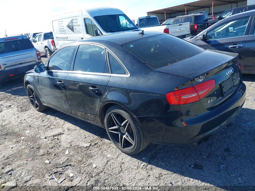 WAUFFAFL5DN034912 2013 Audi A4 2.0T Premium