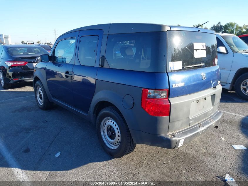 2003 Honda Element Dx VIN: 5J6YH28263L019310 Lot: 38457689