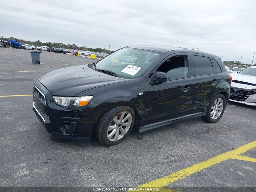 2013 Mitsubishi Outlander Sport Es VIN: 4A4AP3AUXDE001595 Lot: 38457768