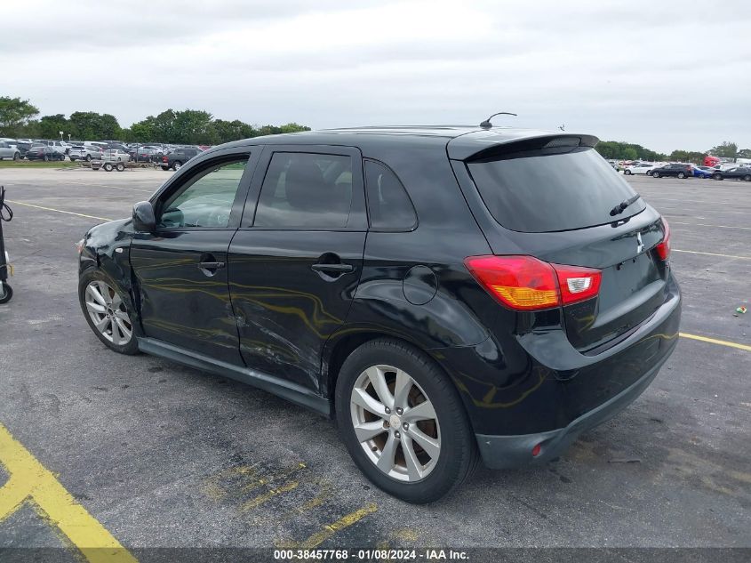 2013 Mitsubishi Outlander Sport Es VIN: 4A4AP3AUXDE001595 Lot: 38457768