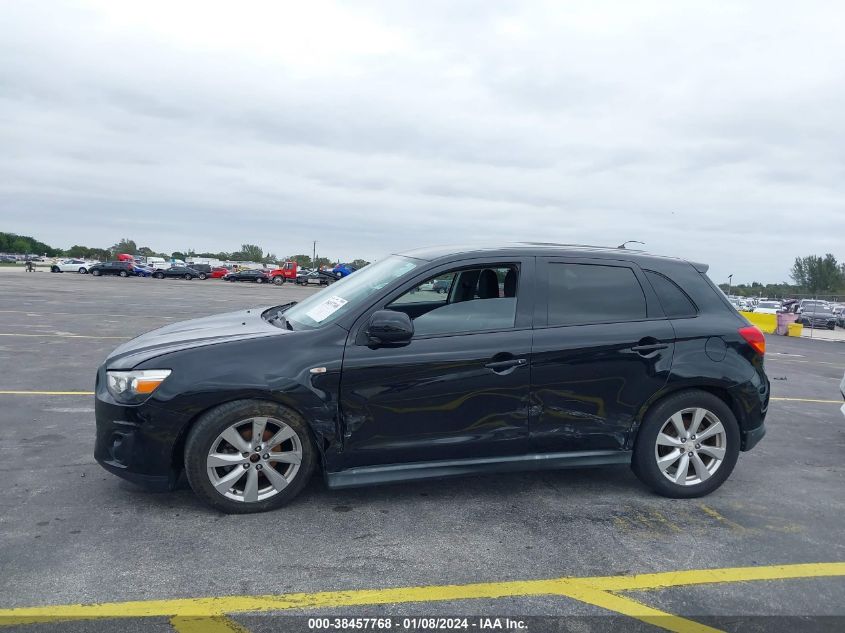 2013 Mitsubishi Outlander Sport Es VIN: 4A4AP3AUXDE001595 Lot: 38457768