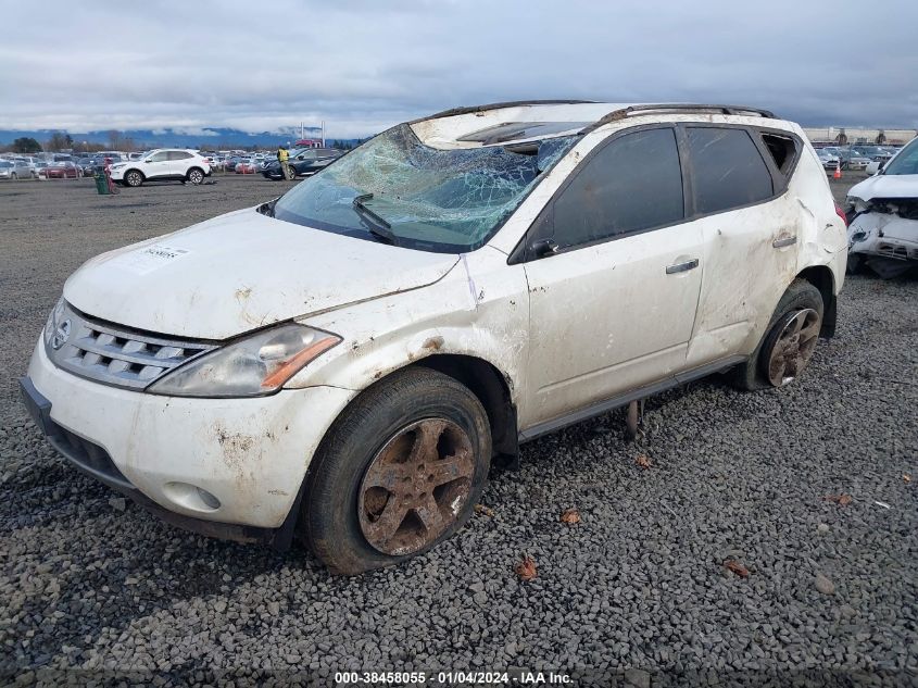 JN8AZ08W35W410545 2005 Nissan Murano Sl