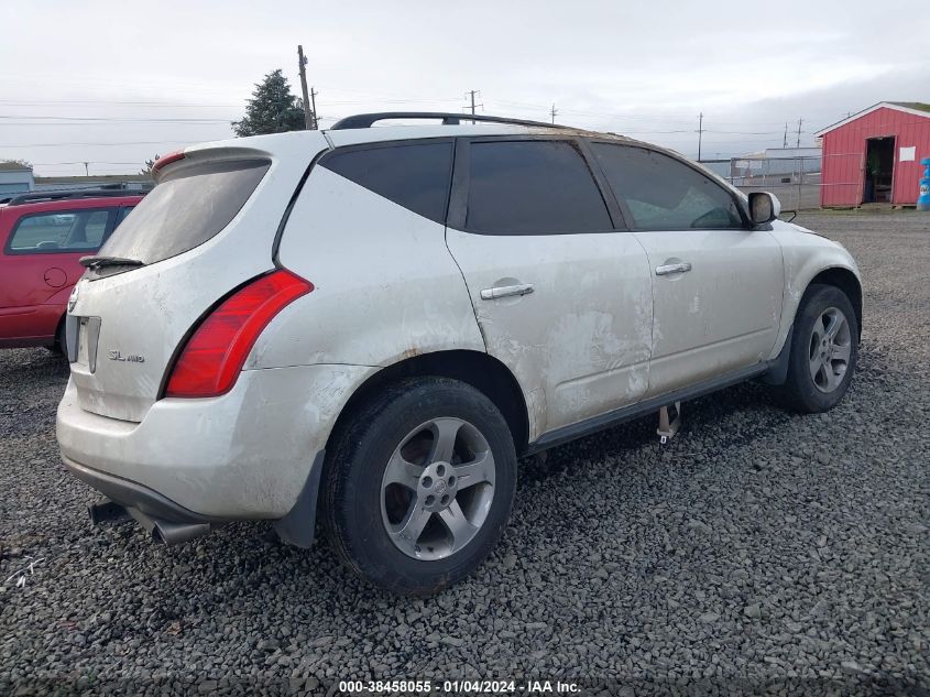 JN8AZ08W35W410545 2005 Nissan Murano Sl