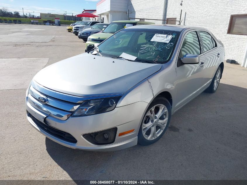 2012 Ford Fusion Se VIN: 3FAHP0HA5CR215766 Lot: 38458077