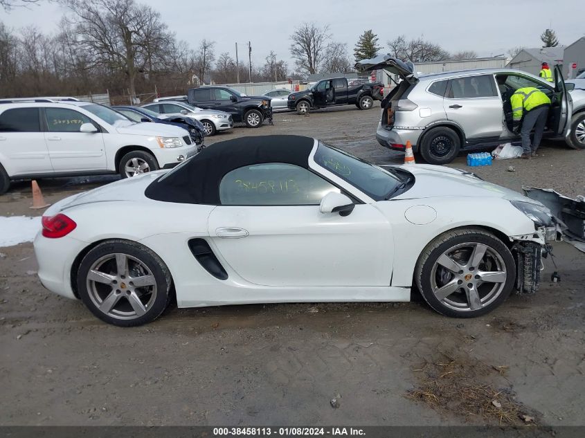 2015 Porsche Boxster VIN: WP0CA2A8XFS120296 Lot: 38458113