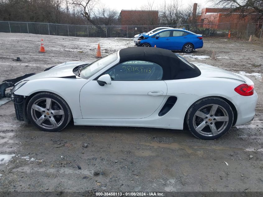 2015 Porsche Boxster VIN: WP0CA2A8XFS120296 Lot: 38458113