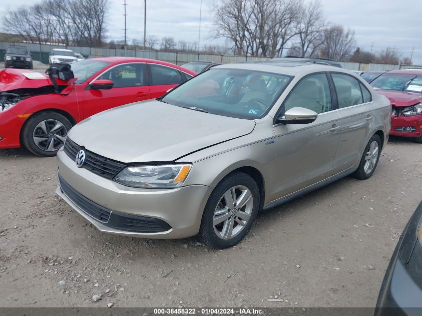 2013 Volkswagen Jetta Hybrid Sel VIN: 3VW637AJ7DM276841 Lot: 38458322