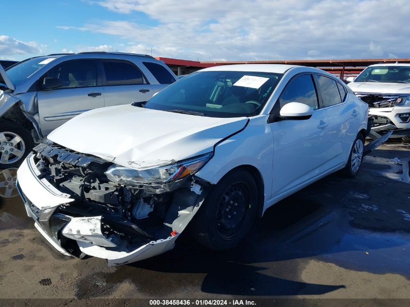 2020 Nissan Sentra S Xtronic Cvt VIN: 3N1AB8BV8LY210705 Lot: 38458436