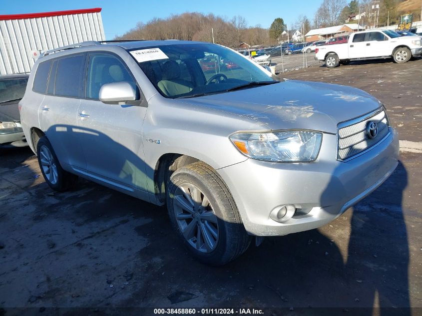 2009 Toyota Highlander Hybrid Limited VIN: JTEEW44A392034378 Lot: 38458860