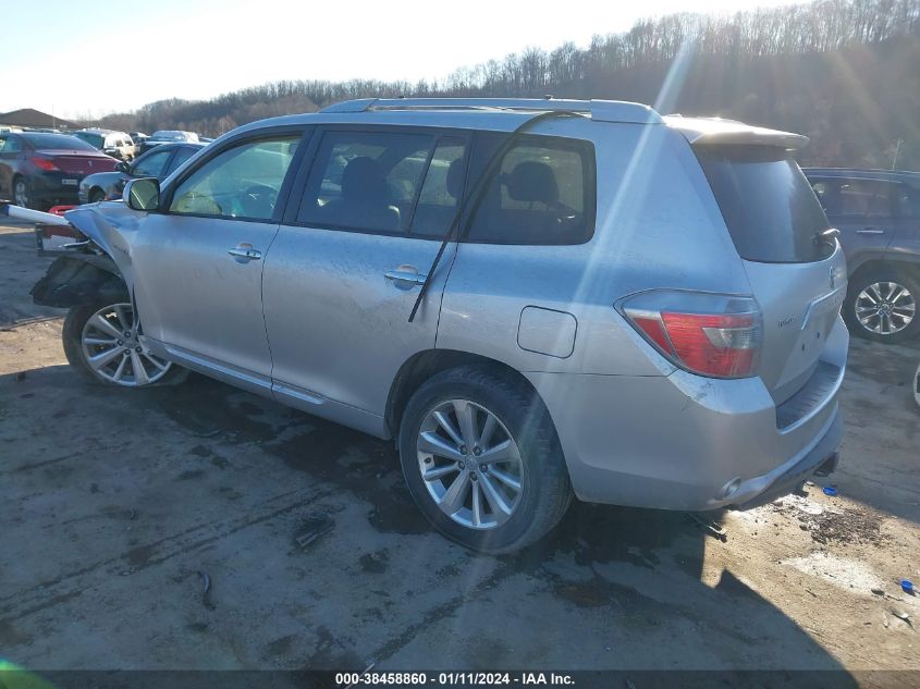 JTEEW44A392034378 2009 Toyota Highlander Hybrid Limited