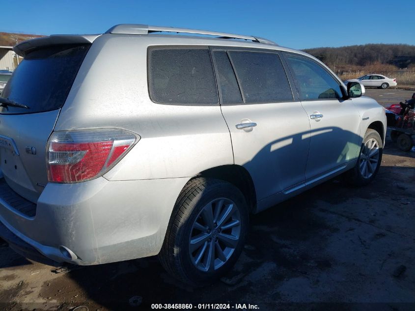 2009 Toyota Highlander Hybrid Limited VIN: JTEEW44A392034378 Lot: 38458860