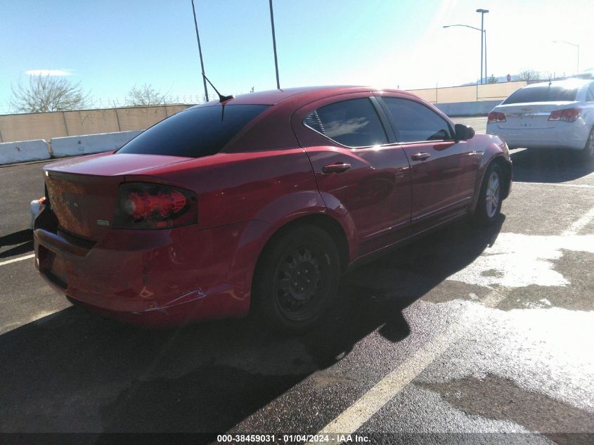 1C3CDZCG0DN666562 2013 Dodge Avenger Sxt