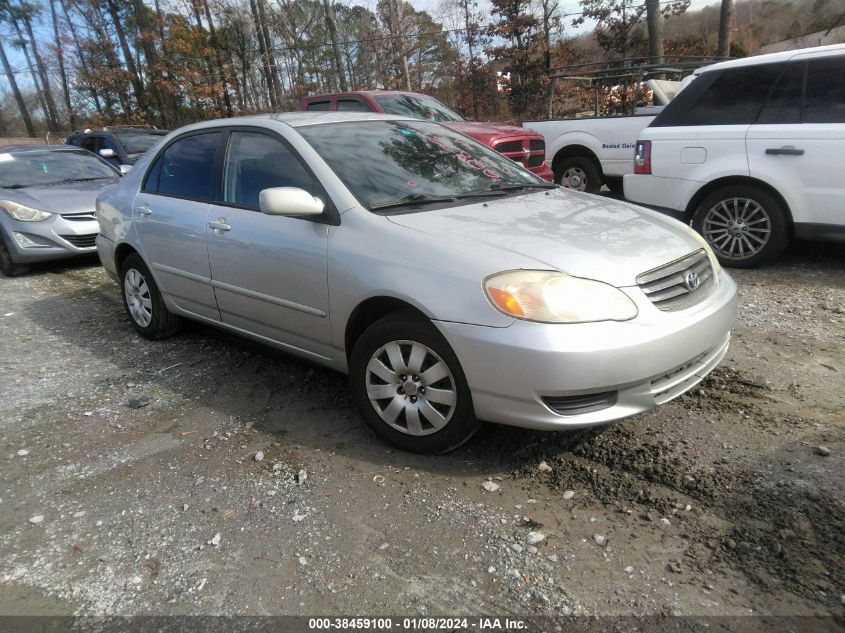 2003 Toyota Corolla Le VIN: 1NXBR32E23Z028335 Lot: 38459100