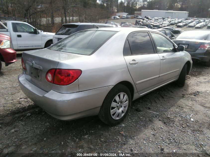 2003 Toyota Corolla Le VIN: 1NXBR32E23Z028335 Lot: 38459100