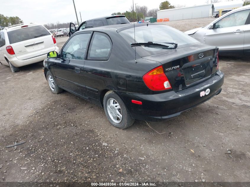 2003 Hyundai Accent Gl VIN: KMHCG35C03U266673 Lot: 38459384