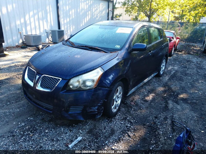 2009 Pontiac Vibe blue hatchback gasoline 5Y2SP67089Z426234 photo #3
